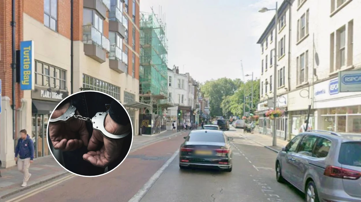 Three Men Arrested in Ealing Broadway Fight, West London.