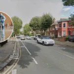 West London Burst Pipe Floods Walm Lane for 4 Days