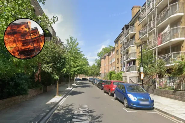 Fire erupts at Kensal Town flats block, London 2026